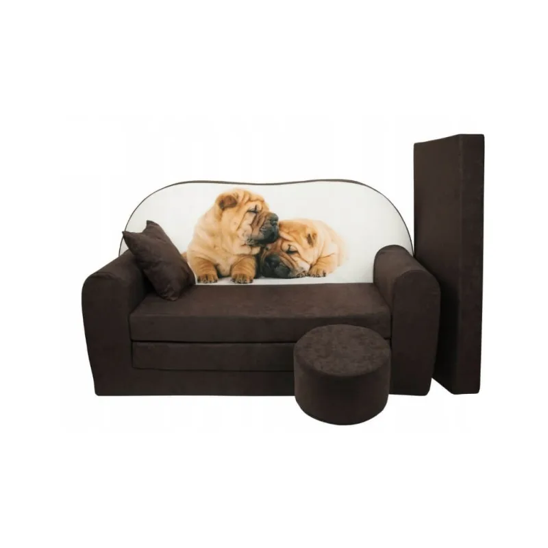 FIMEX Rozkladacia detská pohovka MAXI Vzor: PCB