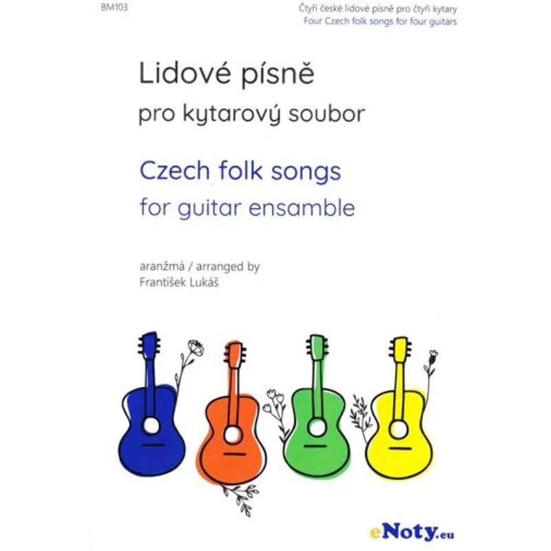eNoty Lidové písně pro kytarový soubor