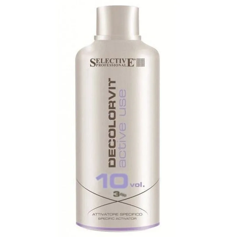 SELECTIVE Professional 3% (10vol) Decolorvit Active Use - emulzný peroxid anti-yellow 750ml