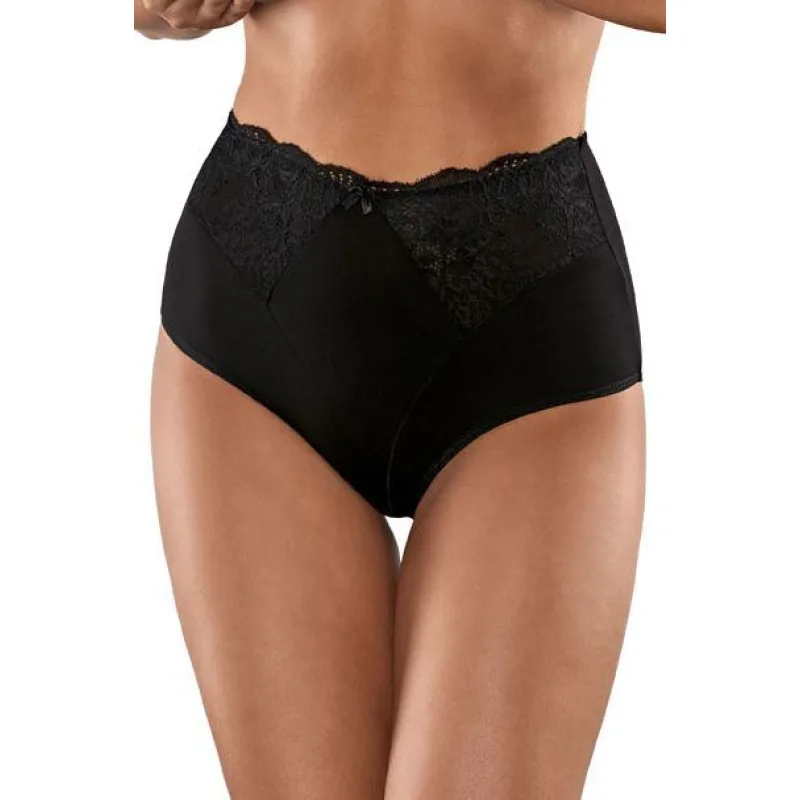 Nohavičky s vyšším pásom 147 čierne S