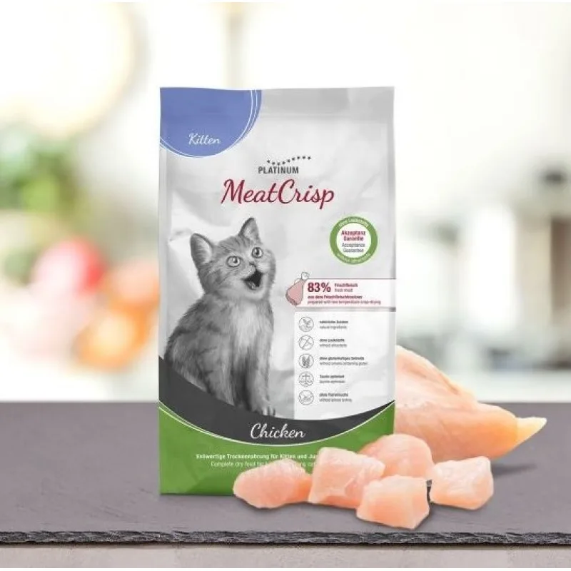 platinum natural PLATINUM MEATCRISP KITTEN - Kuracie pre MAČIATKA 3 kg