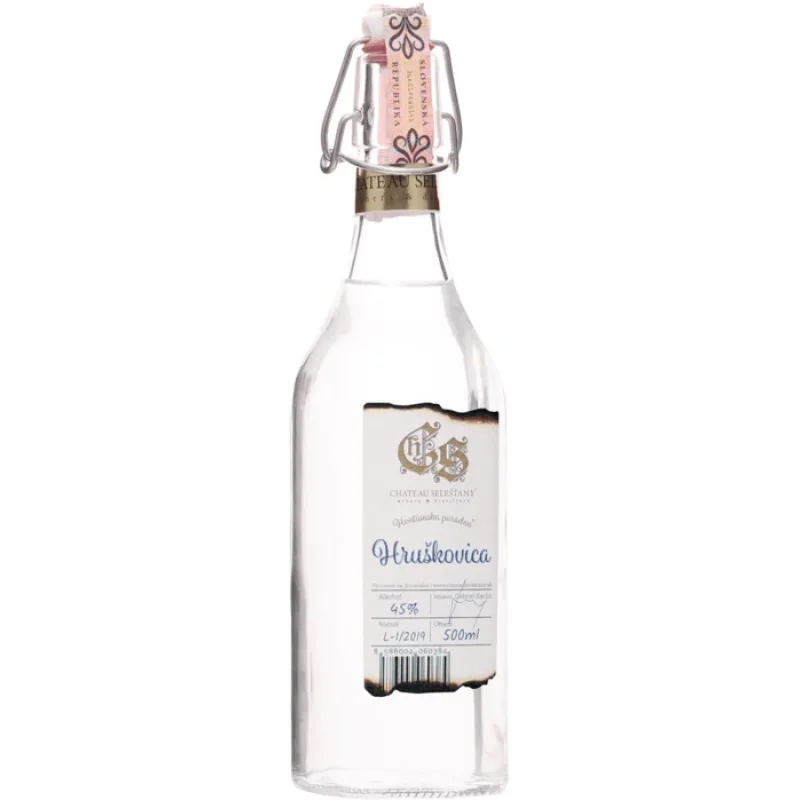 Chateau Selešťany Hontianska parádna Hruškovica 45% 0,5l