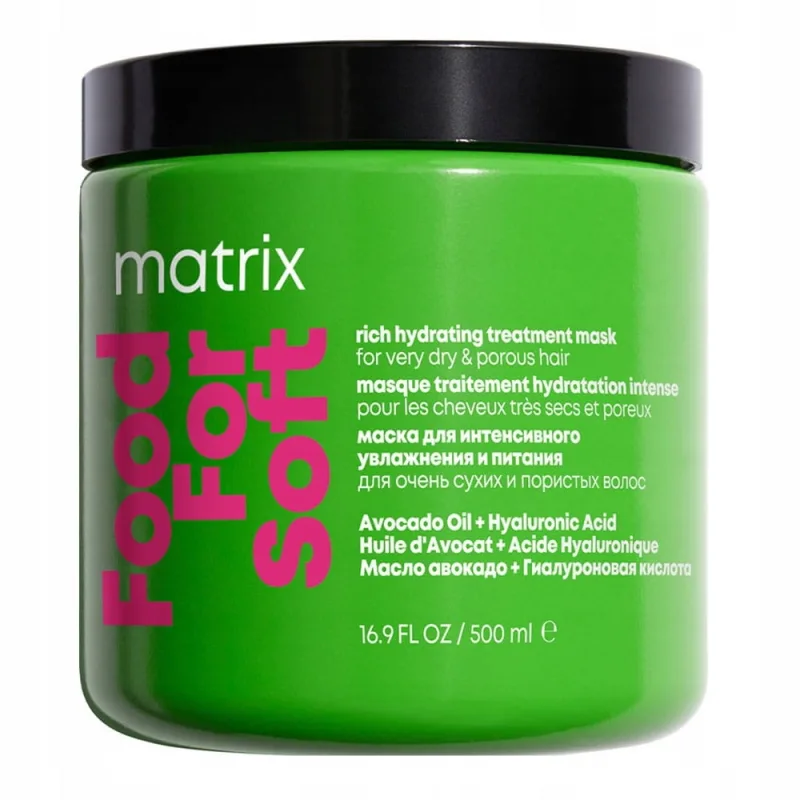 Matrix, Food For Soft intenzívna hydratačná maska na suché vlasy 500 ml