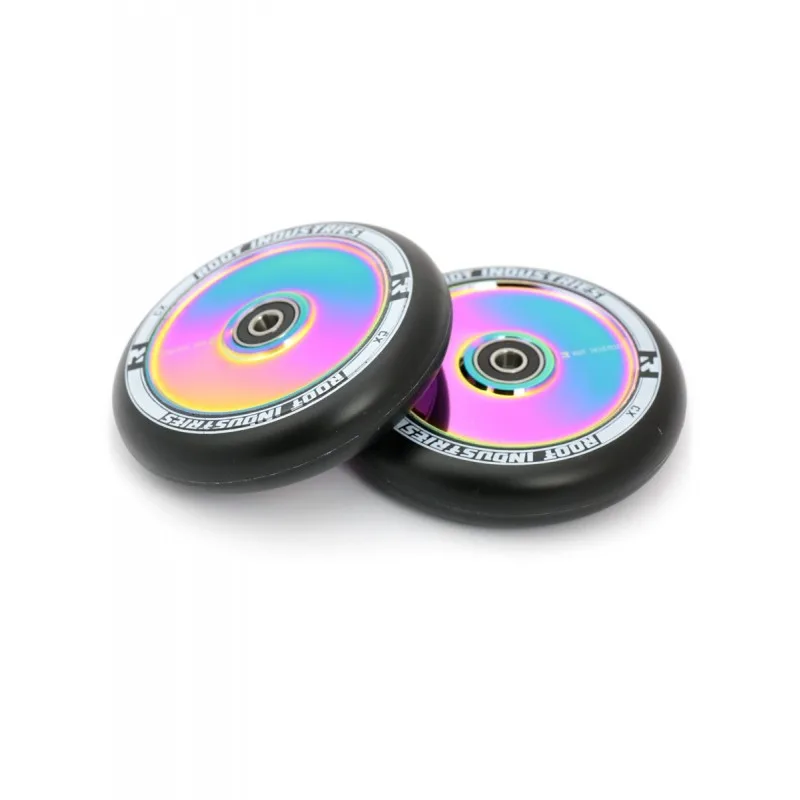 Root Air 110mm Black Pro Scooter Wheels 2-pack - Neochrome