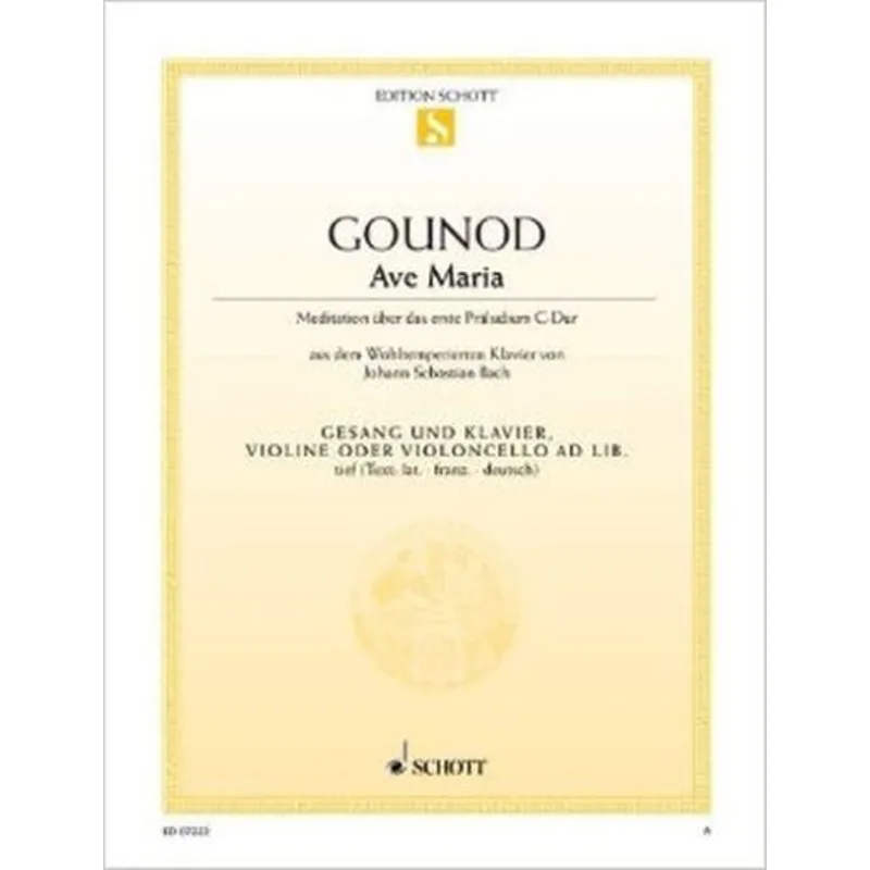 Schott Music Ave Maria