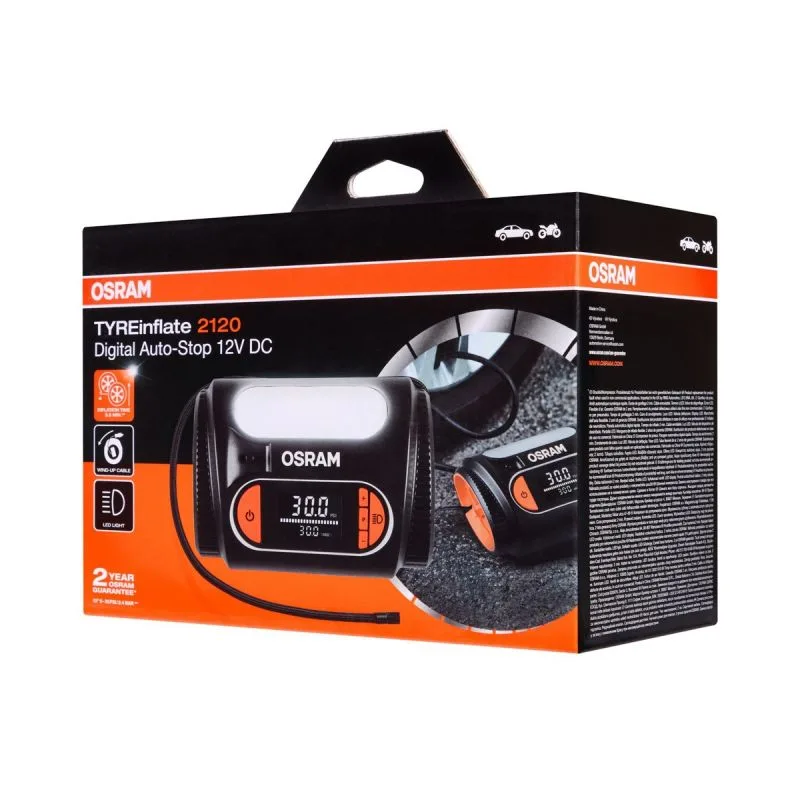 Kompresor digitálny OSRAM TYREinflate OTI2120