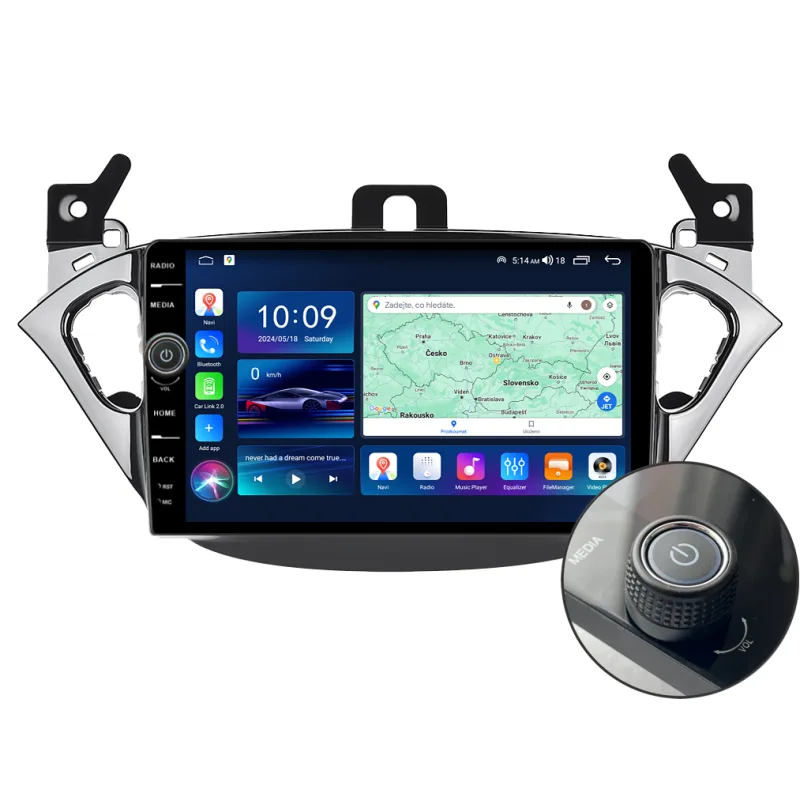 Everest 2DIN autorádio EVE44 Android, Opel Adam / Corsa B400