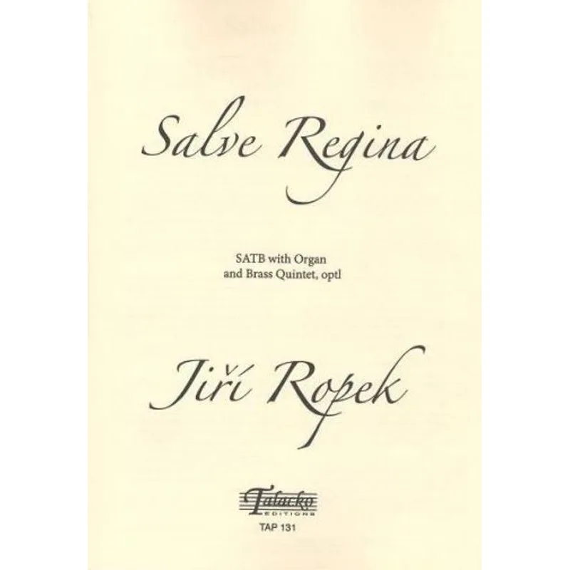 Talacko Editions Salve Regina