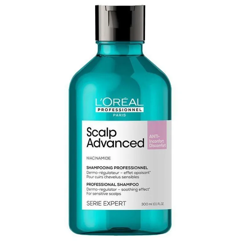 LOREAL L´ORÉAL Scalp Advanced Anti-Discomfort Shampoo 300ml - šampón pre citlivú pokožku hlavy