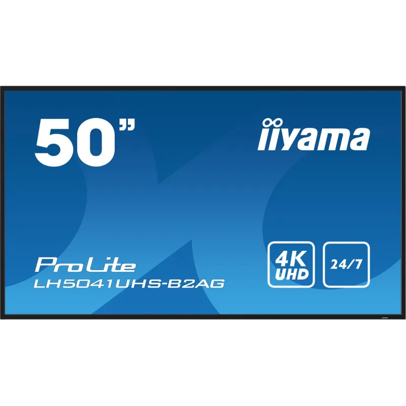 50" iiyama LH5041UHS-B2AG:VA,4K UHD,3xHDMI LH5041UHS-B2AG