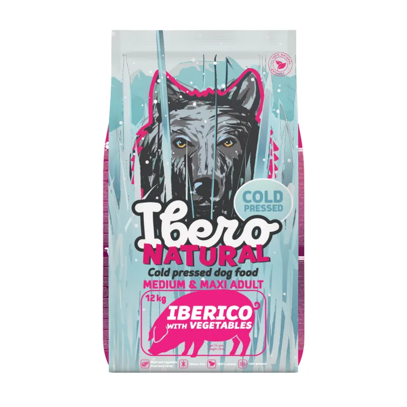 IBERO GF Ibero Cold Press Dog Adult Medium/Large Iberico - 12kg