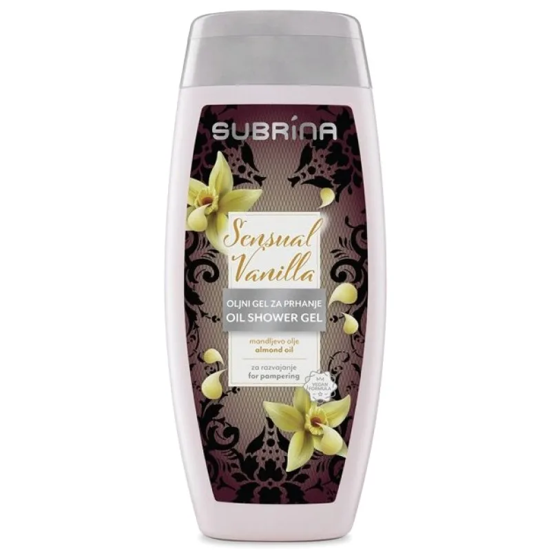 SUBRÍNA Shower Gel Sensual Vanilla - sprchový gél s jemnou vôňou vanilky 250ml