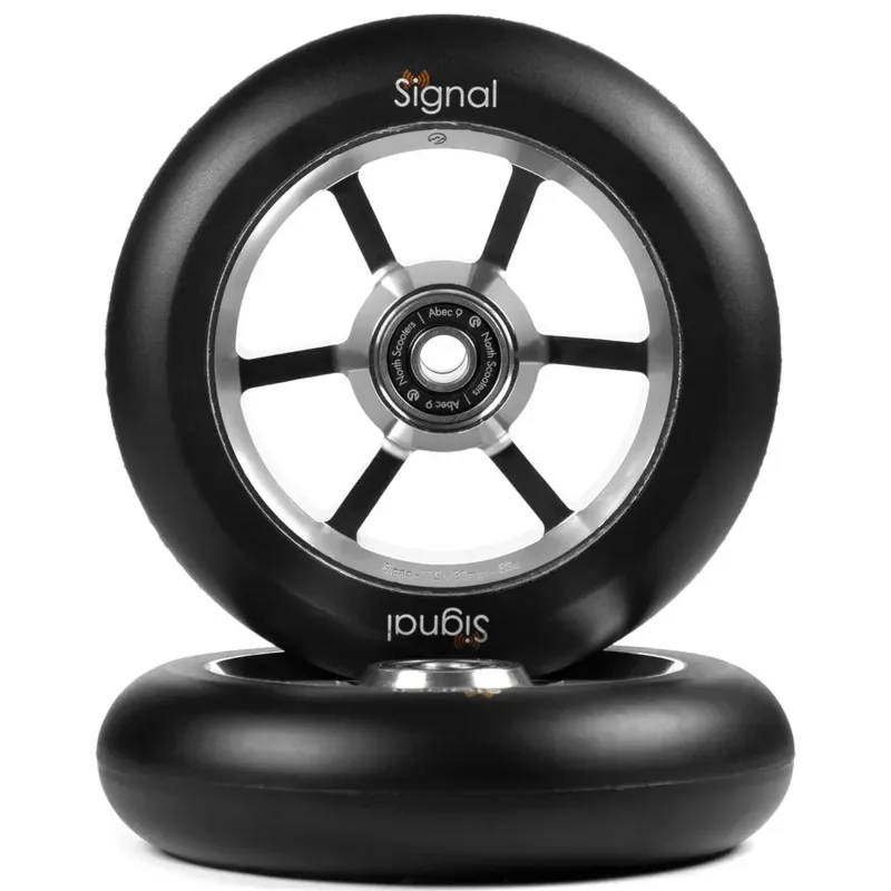 North Scooters Signal Kolečka Na Freestyle Koloběžku 2-balení (110mm|Silver/Black)