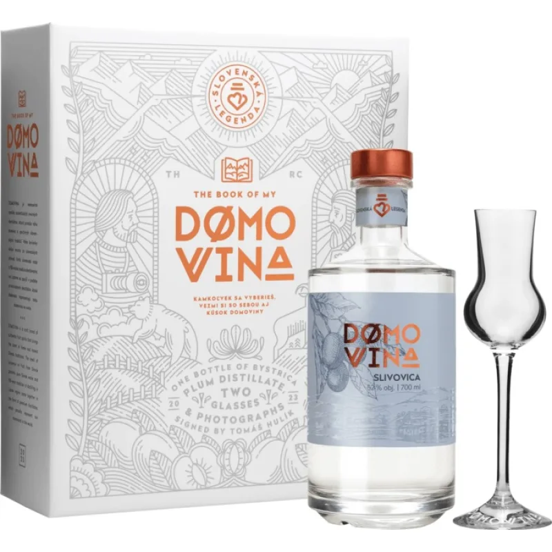 Domovina Slivovica Kniha 52% 0,7l