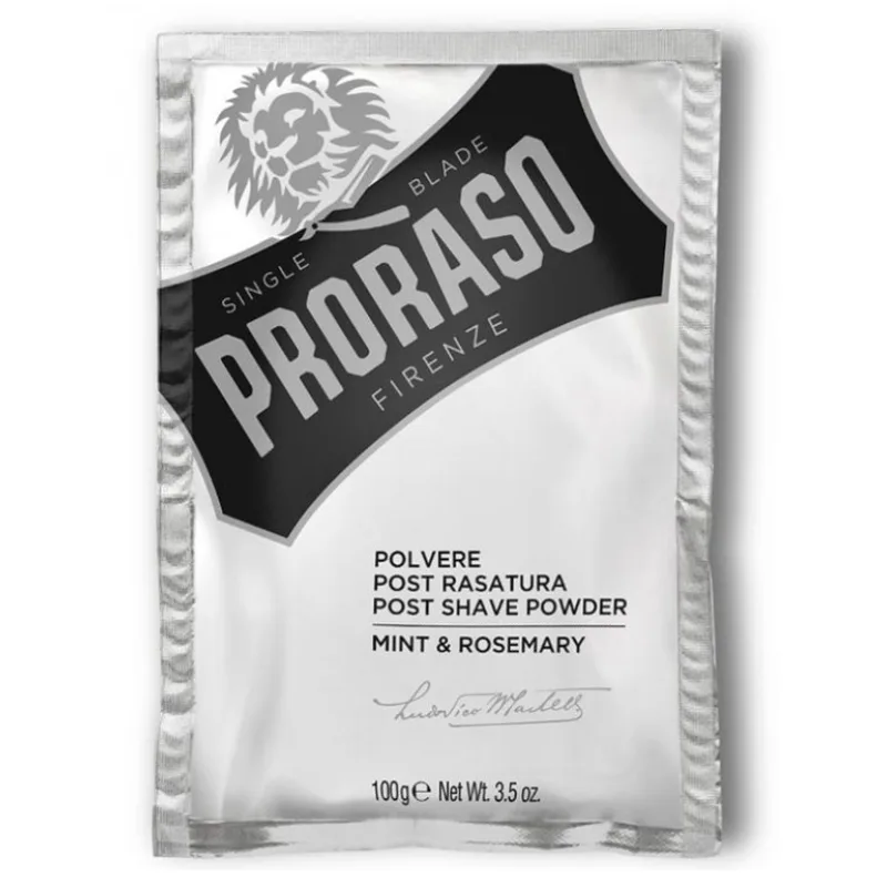 PRORASO Mint Púder po holenie s vôňou harmančeka a mäty 100g