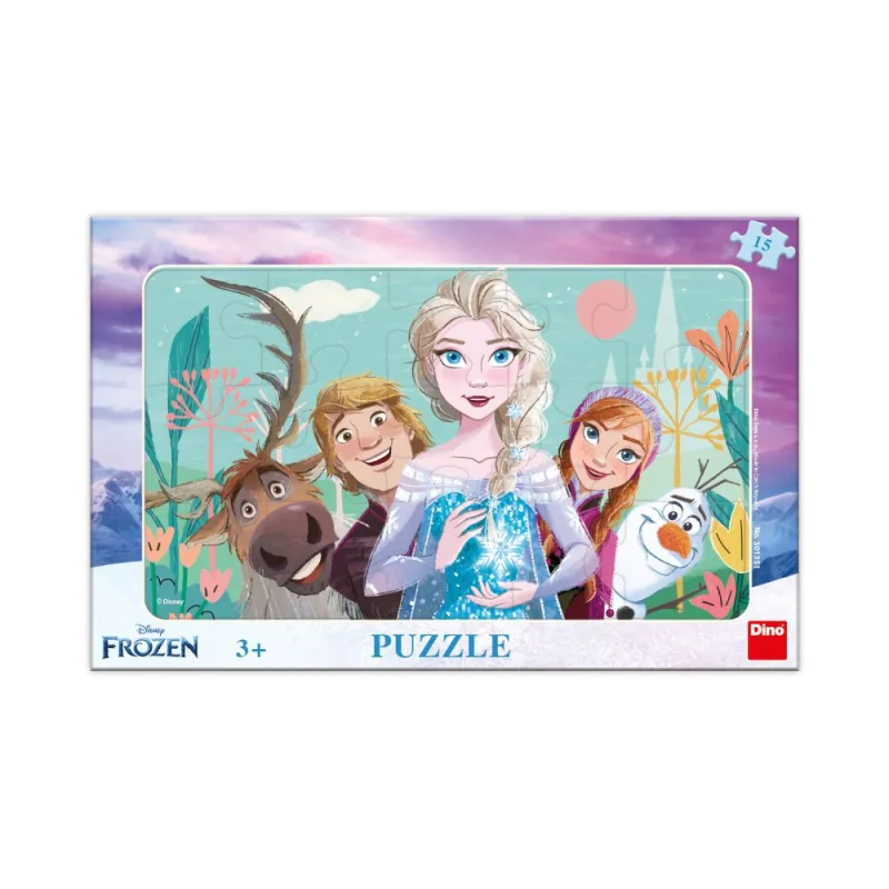 Dino FROZEN: RODINA 15 doskové Puzzle