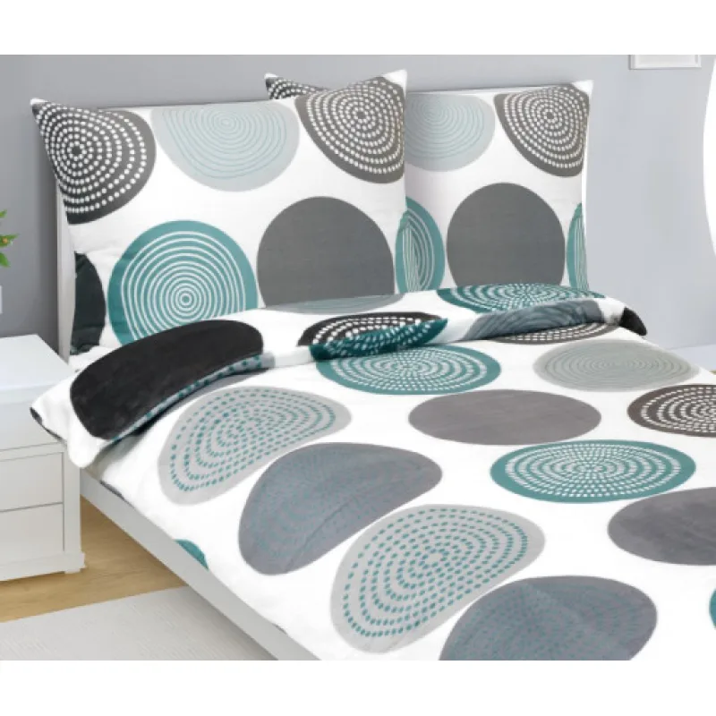Bellatex Povlečení MIKROFLANEL, Tykrysová Mandala - 140x200, 70x90cm