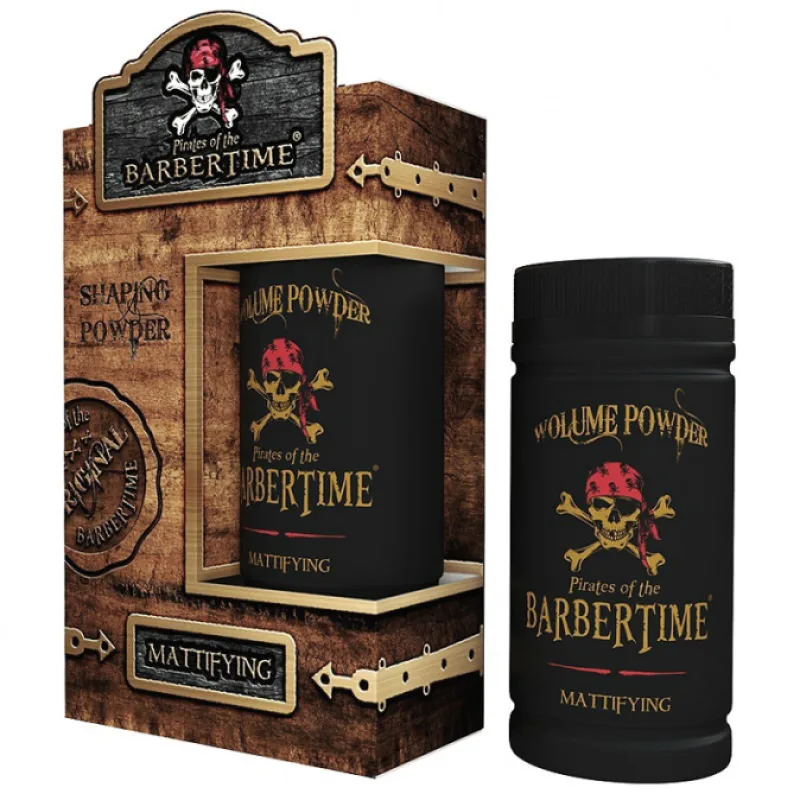 Pirates of the BARBERTIME BARBERTIME Hair Shaping Powder 20g - stylingový púder pre silnú fixáciu a objem