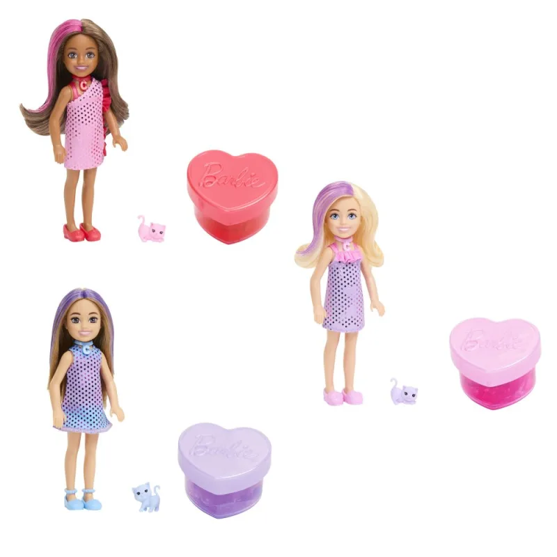 Mattel Barbie PARTY REVEAL CHELSEA ASST