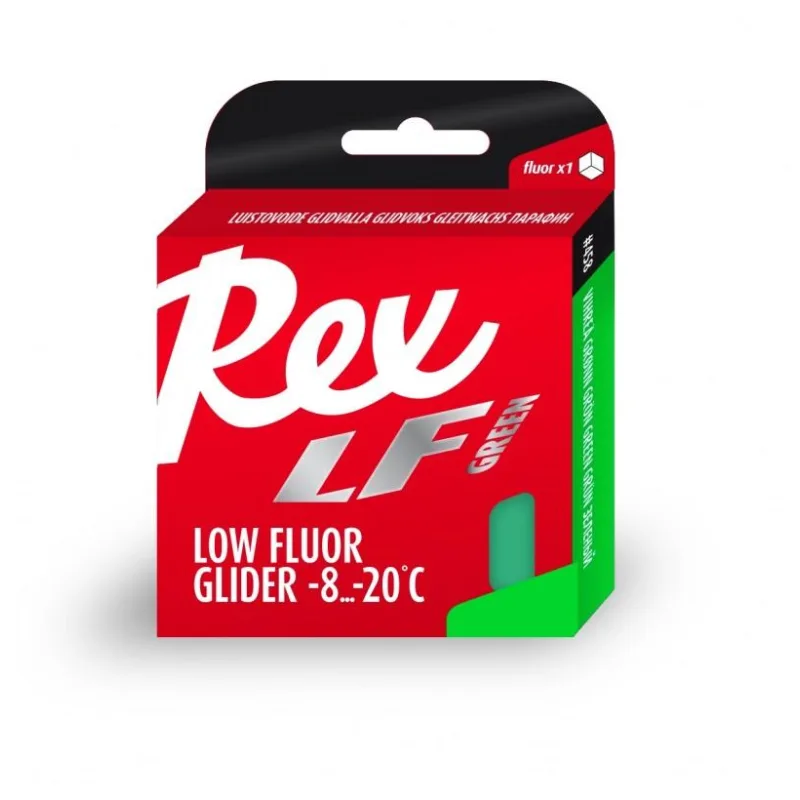 Vosk na lyže Rex parafín 458 LF Green -8...-20°C 86g