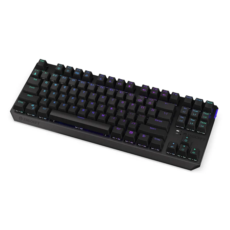 Endorfy Thock TKL Black/Drátové/Bezdrátové/US layout/Černá EY5A081