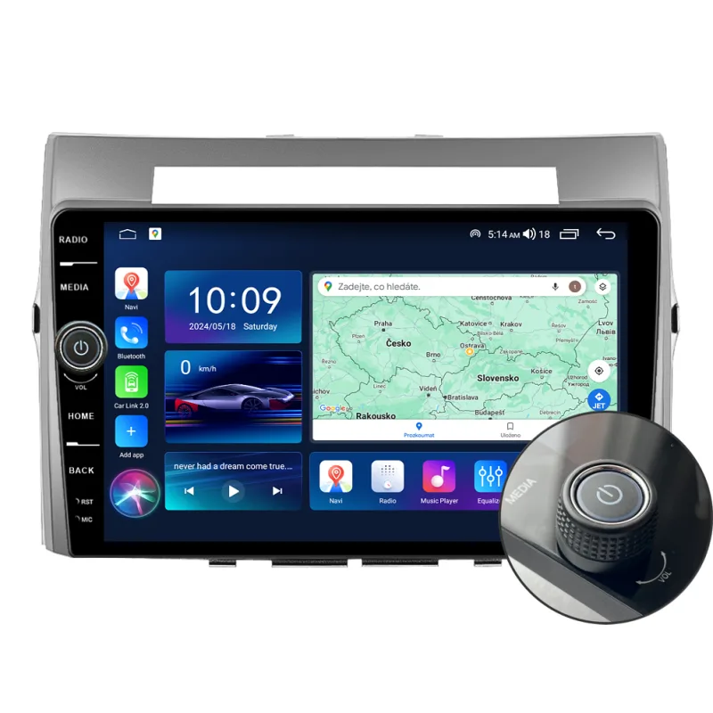 Everest 2DIN autorádio EVE34 Android, Toyota Corolla Verso B366