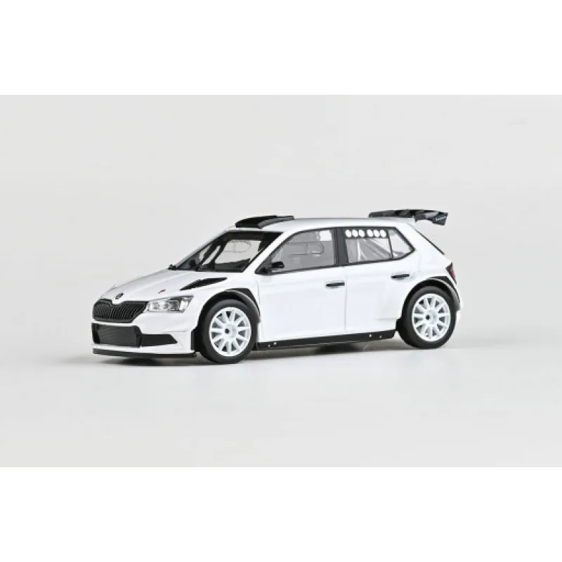 Abrex Škoda Fabia III FL Rally2 Evo (2019), Asfaltová kola zákaznická, 1:43, Bílá