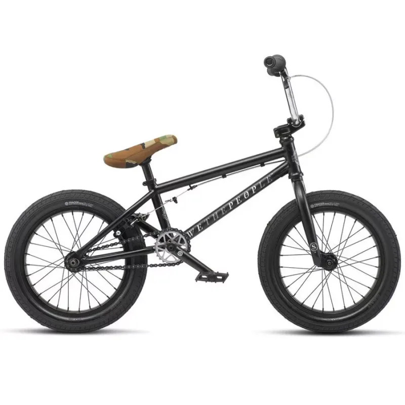 WETHEPEOPLE "SEED 16" 2021 BMX BIKE - MATT BLACK