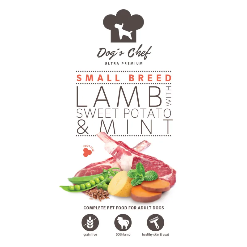 Dog's Chef Dog’s Chef LAMB WITH SWEET POTATO & MINT Small Breed (2x 6kg) 12 kg