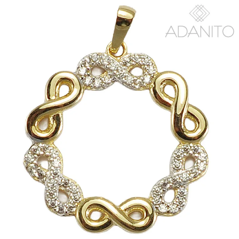 Zlatý prívesok nekonečno v krúžku ADANITO BRP1250G
