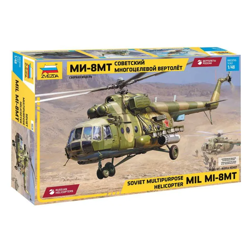 Zvezda Model Kit vrtuľník 4828 - MIL-Mi-8MT (1:48)