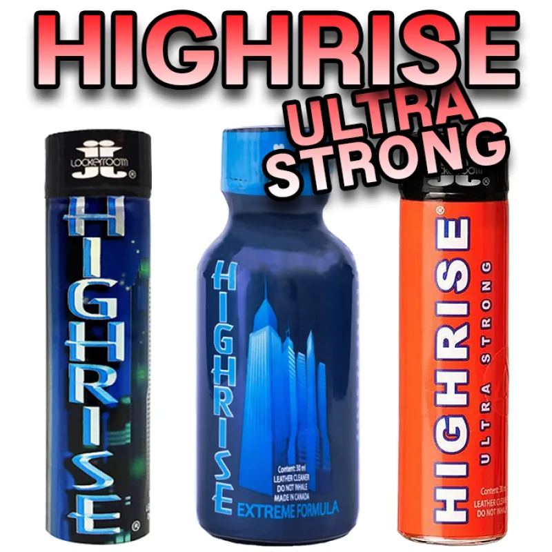 Poppers POPPERS HIGHRISE ULTRA BALÍČEK (3x30ml)