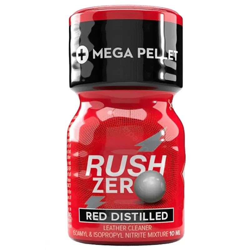 Poppers RUSH ZERO RED DISTILLED (10ml)