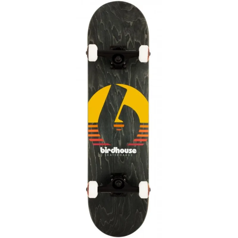 Birdhouse Stage 3 Sunset 8" Skateboard - Black