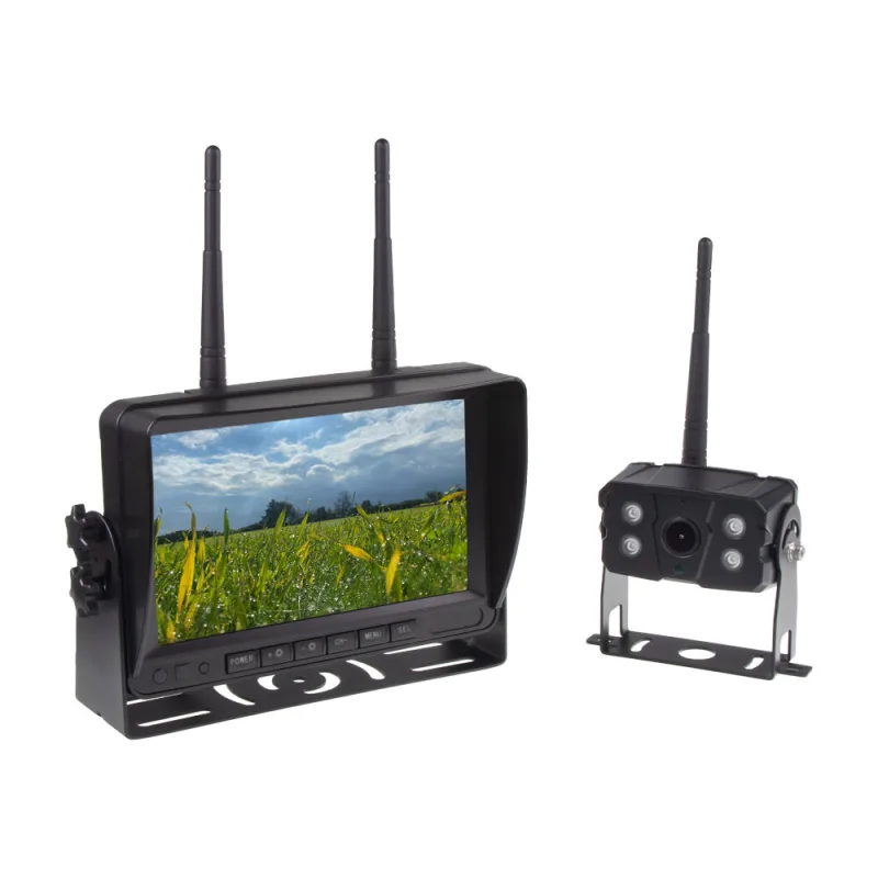 SET bezdrátový digitální kamerový systém s monitorem 7" AHD, 4CH, DVR, BSD svwd75setdvrBSD