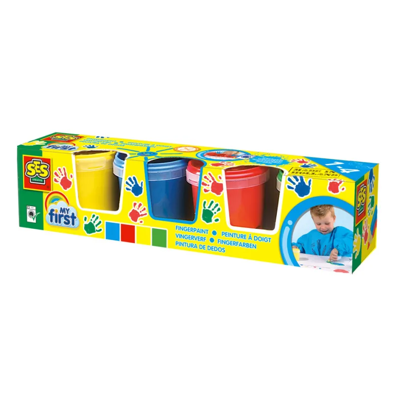 SES Moje prvé prstové farby 4 x 150 ml