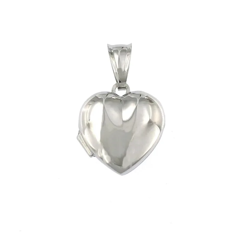 Strieborný prívesok medailón srdiečko