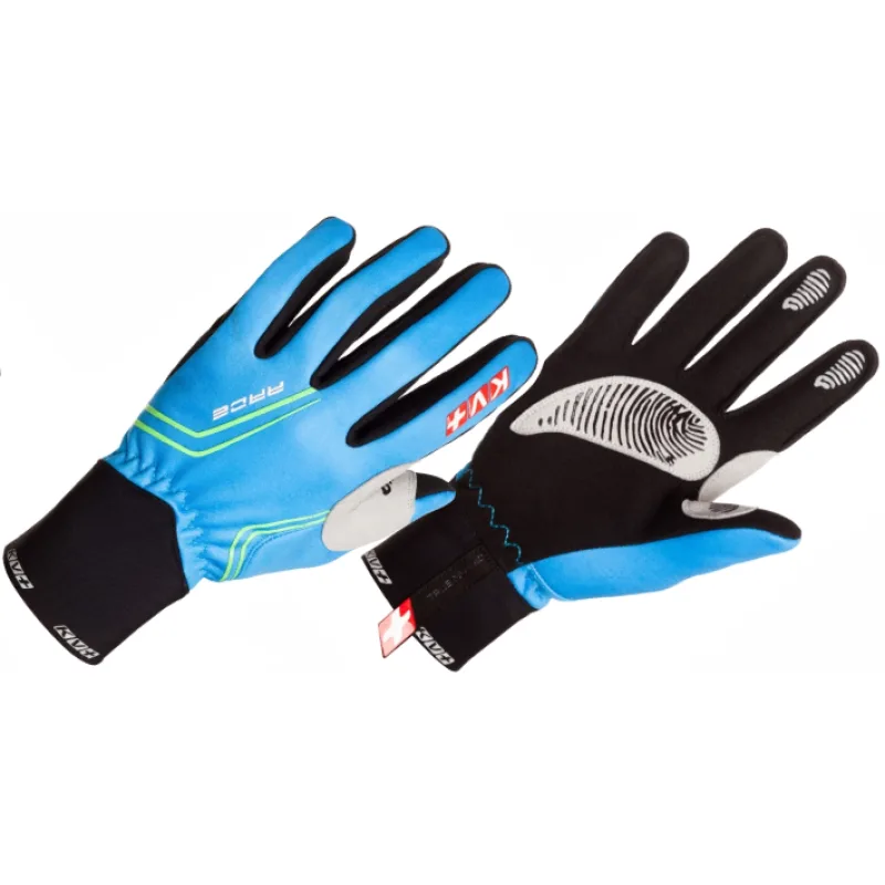Běžecké rukavice KV+ XC RACE PRO WIND TECH 8G08.2 blue/red/green 2020/21