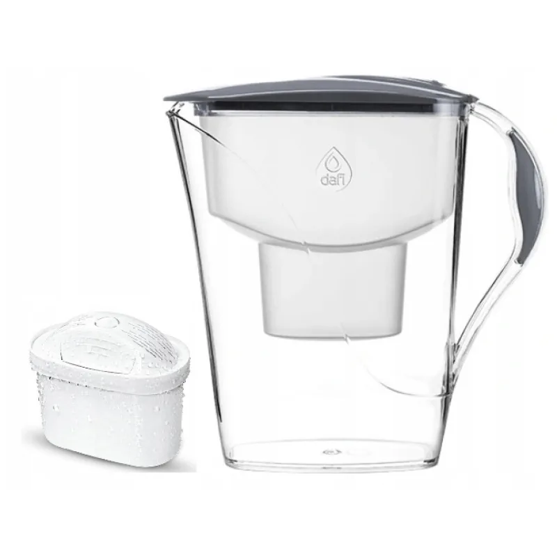 Filtračná kanvica Dafi Luna unimax 3,3 l - šedá + filter zadarmo