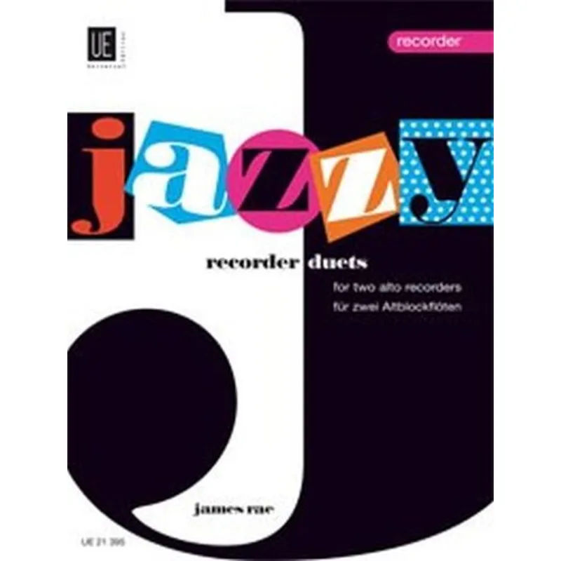 Universal Edition Jazzy Duets for 2 alto recorders
