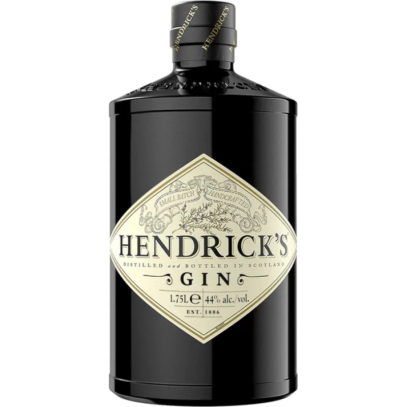 Hendricks Small Batch Gin 44% 1,75 l (čistá fľaša)