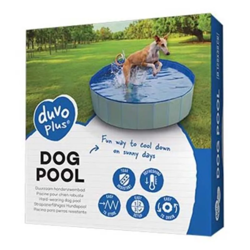 DUVO+ Bazén pre psy, modrý 120 x 30 cm