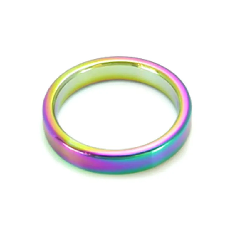 Push Production High Polished Rainbow Cockring (40/8mm)