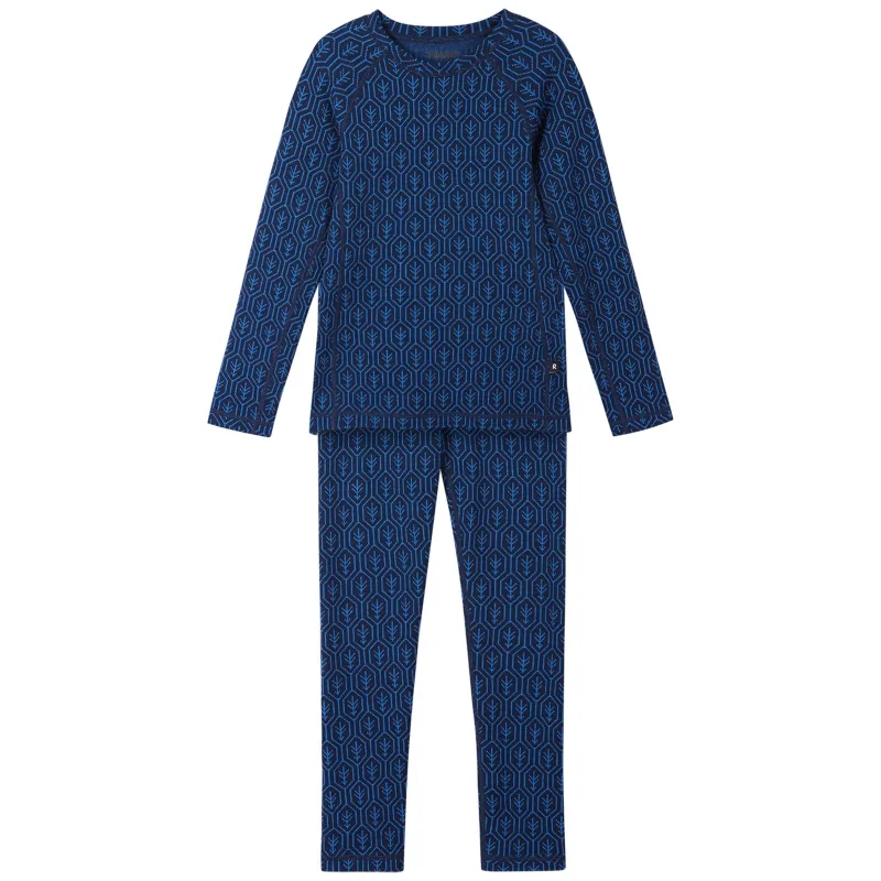 Dětské termoprádlo Reima Taival set modrá (triko+kalhoty)