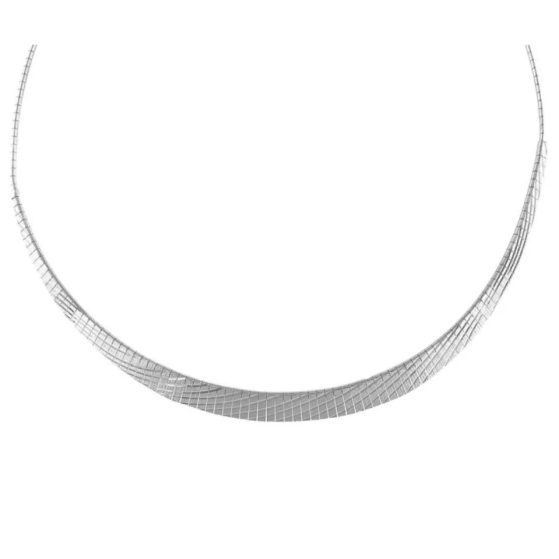 Strieborný náhrdelník zdobená Kleopatra dĺžka náhrdelníka 46cm