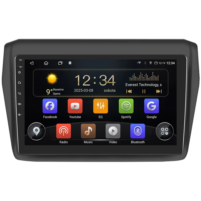 Isudar 2DIN autorádio T72-IEV133 Android, Suzuki Swift III (Gen 5) T72-UN08M/A7276