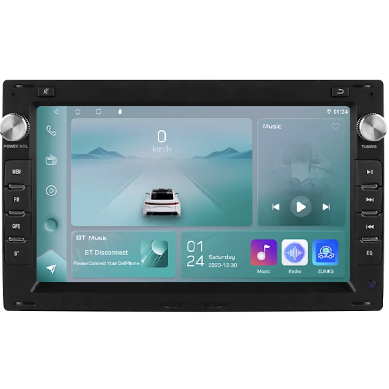 HIZPO VWPST7001 Autorádio 7“ Android 13 pro VW ŠKODA SEAT Model: P2VWPST7001 (2+32GB) CHR1515_P2VWPST7001CP