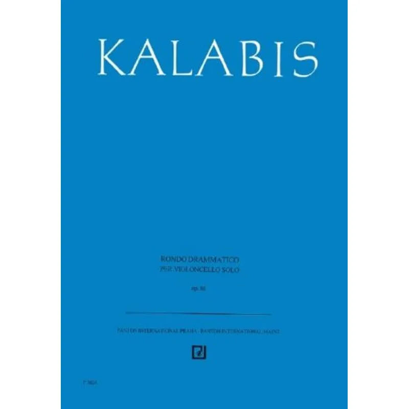 Schott Music Panton Rondo drammatico pro violoncello solo