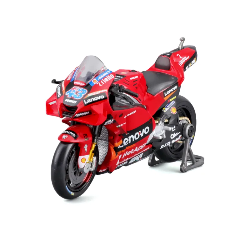 Maisto - Motocykel, Ducati Lenovo tím 2022, (#43 Jack Miller), 1:18