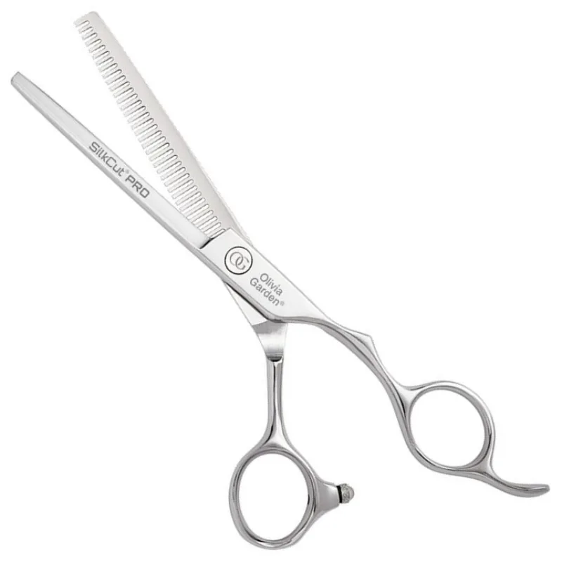 OLIVIA GARDEN SilkCut PRO Thinner 6-35´ Silver - kadernícke efilačné nožnice pre pravákov